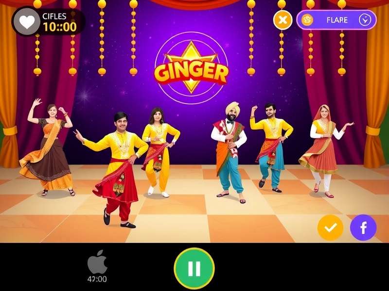 Ginger Groove Galaxy community event with players performing dance moves